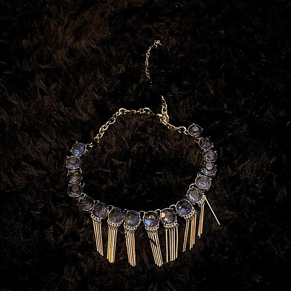 unique gemmed choker or necklace- you pick your style